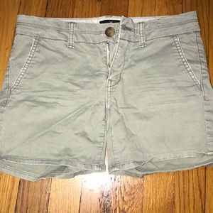 Olive Green Khaki Shorts